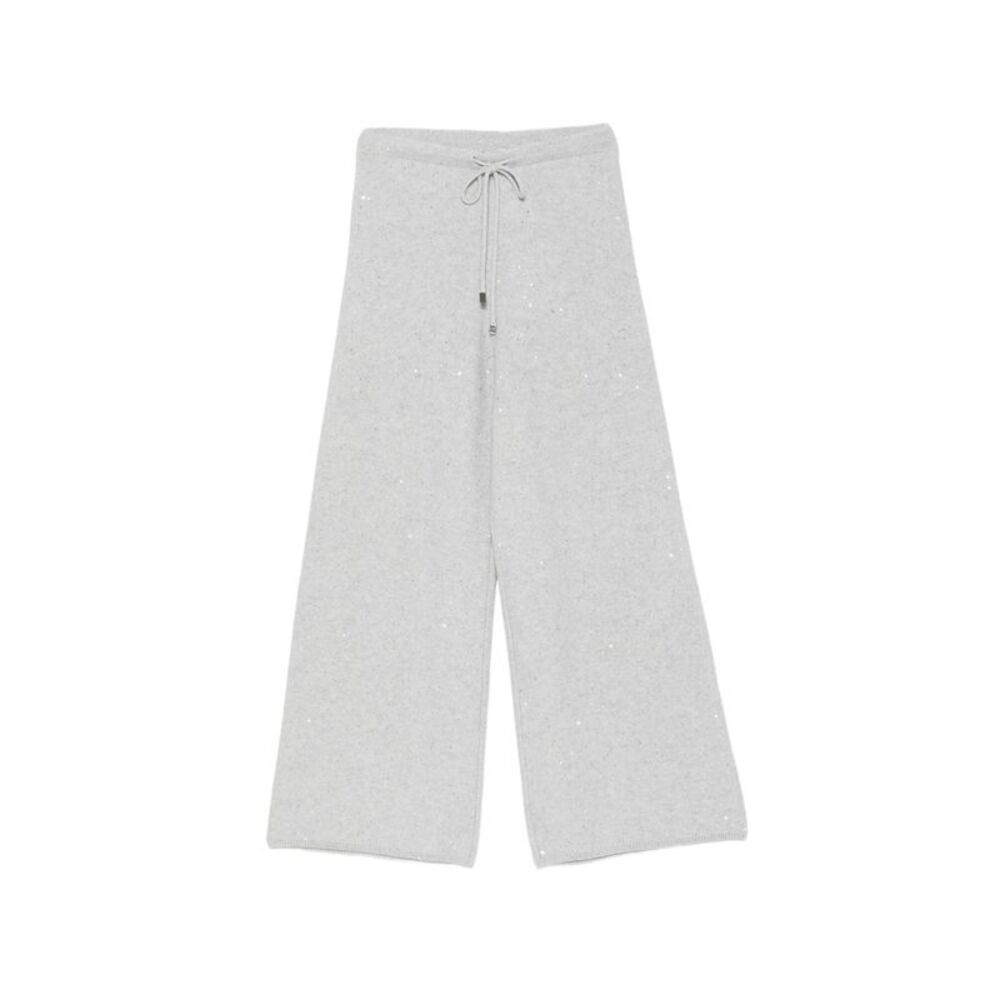 Antonelli Firenze Grey Trousers - Palazzo Pants Women